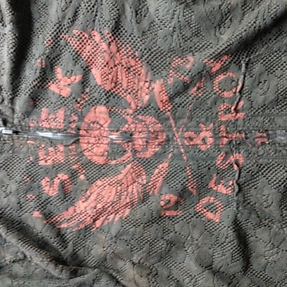 Affliction reversible zip up hoodie - Picture 6 of 7